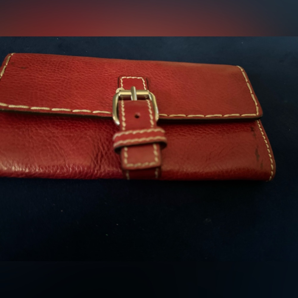 Red Authentic Chloe Wallet